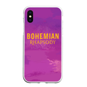 Чехол для iPhone XS Max матовый с принтом Queen Bohemian Rhapsody в Курске, Силикон | Область печати: задняя сторона чехла, без боковых панелей | queen | богемская рапсодия | брайан мэи | британская | группа | королева | роджер тейлор | рок | фредди меркьюри
