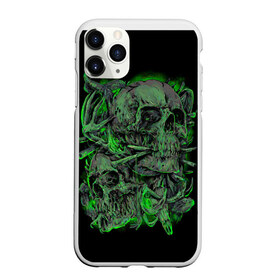Чехол для iPhone 11 Pro Max матовый с принтом Черепа в Курске, Силикон |  | dead | demon | devil | executioner | punisher | rap | rock | satan | skull | swag | каратель | палач | скелет | череп