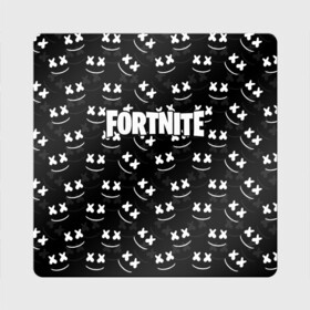 Магнит виниловый Квадрат с принтом FORTNITE x MARSHMELLO в Курске, полимерный материал с магнитным слоем | размер 9*9 см, закругленные углы | Тематика изображения на принте: 2019 | armor | armour | cybersport | esport | fortnite | game | llama | logo | броня | игра | киберспорт | лама | фиолетовый | фирменные цвета | фортнайт