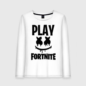 Женский лонгслив хлопок с принтом FORTNITE x MARSHMELLO в Курске, 100% хлопок |  | 2019 | armor | armour | cybersport | esport | fortnite | game | llama | logo | броня | игра | киберспорт | лама | фиолетовый | фирменные цвета | фортнайт