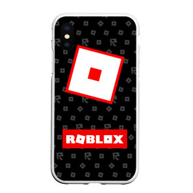 Чехол для iPhone XS Max матовый с принтом ROBLOX в Курске, Силикон | Область печати: задняя сторона чехла, без боковых панелей | game | gamer | logo | minecraft | roblox | simulator | игра | конструктор | лого | симулятор | строительство | фигура