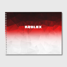 Альбом для рисования с принтом ROBLOX в Курске, 100% бумага
 | матовая бумага, плотность 200 мг. | Тематика изображения на принте: game | gamer | logo | minecraft | roblox | simulator | игра | конструктор | лого | симулятор | строительство | фигура
