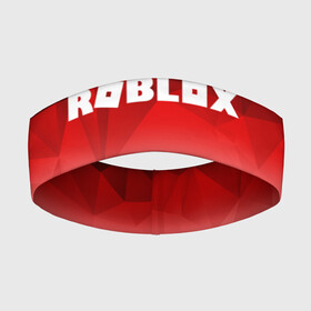 Повязка на голову 3D с принтом ROBLOX в Курске,  |  | game | gamer | logo | minecraft | roblox | simulator | игра | конструктор | лого | симулятор | строительство | фигура