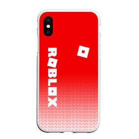 Чехол для iPhone XS Max матовый с принтом ROBLOX в Курске, Силикон | Область печати: задняя сторона чехла, без боковых панелей | game | gamer | logo | minecraft | roblox | simulator | игра | конструктор | лого | симулятор | строительство | фигура