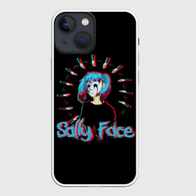 Чехол для iPhone 13 mini с принтом Sally Face в Курске,  |  | sally face | загадка | лицо | протез | салли фейс | соседи | странные | тайна | ужас | фишер