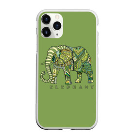 Чехол для iPhone 11 Pro Max матовый с принтом Elephant в Курске, Силикон |  | african | animal | backgr | big | drawing | elephant | ethnic | flowers | graphics | heavy | ornament | pattern | trunk | tusks | wild | африканский | бивни | большой | графика | дикий | животное | зелёный | орнамент | рисунок | слон | тяжёлый | узор | фо