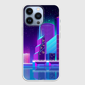 Чехол для iPhone 13 Pro с принтом Neon Nights в Курске,  |  | city | neon синтвейв | retrowave | synthwave | горо | неон | ночь | ретровейв