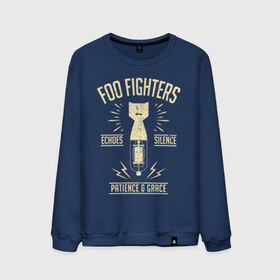 Мужской свитшот хлопок с принтом Foo Fighters в Курске, 100% хлопок |  | foo fighters | nirvana | альтернативный рок | группы | дейв грол | музыка | постгранж | рок | хард рок