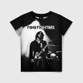 Детская футболка 3D с принтом Foo Fighters в Курске, 100% гипоаллергенный полиэфир | прямой крой, круглый вырез горловины, длина до линии бедер, чуть спущенное плечо, ткань немного тянется | foo fighters | nirvana | альтернативный рок | группы | дейв грол | музыка | постгранж | рок | хард рок