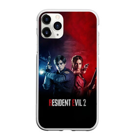 Чехол для iPhone 11 Pro матовый с принтом Resident Evil 2 в Курске, Силикон |  | 2 | biohazard | claire | evil | horror | raccoon | resident | survival | t virus | t вирус | выживание | зла | кеннеди | клэр | леон | обитель | раккун | редфилд | скотт | ужас