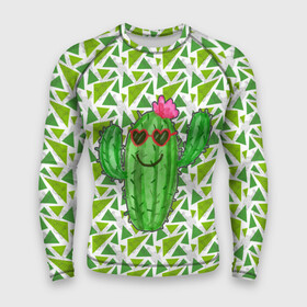 Мужской рашгард 3D с принтом Позитивный кактус в Курске,  |  | веселый кактус | зеленый | иголки | кактусы | колючий | летний | лето | настроение | прикольный | радостный | счастье | цветок | цветы | эмоции