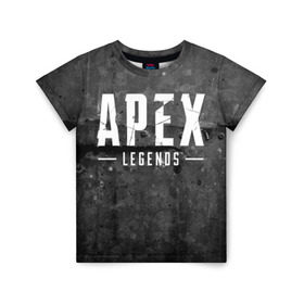 Детская футболка 3D с принтом APEX Legends в Курске, 100% гипоаллергенный полиэфир | прямой крой, круглый вырез горловины, длина до линии бедер, чуть спущенное плечо, ткань немного тянется | 2 | 2019 | 3 | apex | game | legends | titanfall | игра | титанфолл