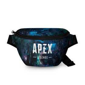 Поясная сумка 3D с принтом APEX Legends в Курске, 100% полиэстер | плотная ткань, ремень с регулируемой длиной, внутри несколько карманов для мелочей, основное отделение и карман с обратной стороны сумки застегиваются на молнию | 2 | 2019 | 3 | apex | game | legends | titanfall | игра | титанфолл