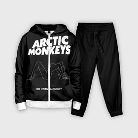 Детский костюм 3D с принтом Arctic Monkeys в Курске,  |  | arctic monkeys | алекс тёрнер | арктик манкиз | группы | джейми кук | инди | музыка | мэтт хелдерс | ник омэлли | постпанк | рок