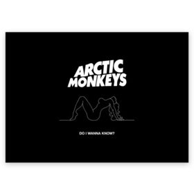Поздравительная открытка с принтом Arctic Monkeys в Курске, 100% бумага | плотность бумаги 280 г/м2, матовая, на обратной стороне линовка и место для марки
 | arctic monkeys | алекс тёрнер | арктик манкиз | группы | джейми кук | инди | музыка | мэтт хелдерс | ник омэлли | постпанк | рок