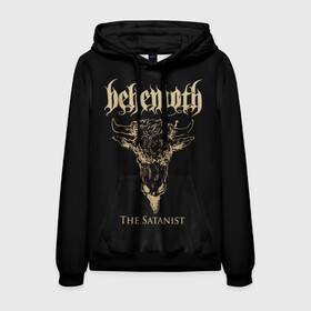 Мужская толстовка 3D с принтом Behemoth в Курске, 100% полиэстер | двухслойный капюшон со шнурком для регулировки, мягкие манжеты на рукавах и по низу толстовки, спереди карман-кенгуру с мягким внутренним слоем. | Тематика изображения на принте: behemoth | black metal | death metal | inferno | nergal | orion | seth | блэк метал | группы | дэт метал | метал | музыка | рок