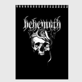 Скетчбук с принтом Behemoth в Курске, 100% бумага
 | 48 листов, плотность листов — 100 г/м2, плотность картонной обложки — 250 г/м2. Листы скреплены сверху удобной пружинной спиралью | Тематика изображения на принте: behemoth | black metal | death metal | inferno | nergal | orion | seth | блэк метал | группы | дэт метал | метал | музыка | рок