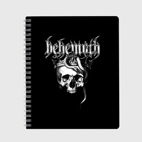 Тетрадь с принтом Behemoth в Курске, 100% бумага | 48 листов, плотность листов — 60 г/м2, плотность картонной обложки — 250 г/м2. Листы скреплены сбоку удобной пружинной спиралью. Уголки страниц и обложки скругленные. Цвет линий — светло-серый
 | behemoth | black metal | death metal | inferno | nergal | orion | seth | блэк метал | группы | дэт метал | метал | музыка | рок