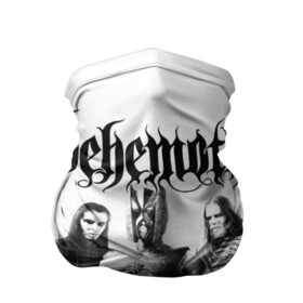 Бандана-труба 3D с принтом Behemoth в Курске, 100% полиэстер, ткань с особыми свойствами — Activecool | плотность 150‒180 г/м2; хорошо тянется, но сохраняет форму | Тематика изображения на принте: behemoth | black metal | death metal | inferno | nergal | orion | seth | блэк метал | группы | дэт метал | метал | музыка | рок