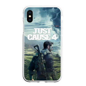 Чехол для iPhone XS Max матовый с принтом Just Cause 4 в Курске, Силикон | Область печати: задняя сторона чехла, без боковых панелей | Тематика изображения на принте: 2019 | fight | jc4 | just cause | mix fight | shot | автомат | агент | битва | боевик | бой | взрыв | выстрел | джаст каус | драка | игра | игровая | компьютерная | миссия | оружие | симулятор | спецназ | турнир | экшен