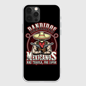 Чехол для iPhone 12 Pro Max с принтом Bandidos в Курске, Силикон |  | cartridges | drawing | graphic | hat | mexican | mexico | ornament | patterns | revolvers | rope | tape | tequila | thug | weapon | бандит | верёвка | графика | лента | мексика | мексиканский | орнамент | оружие | патроны | револьверы | рисунок | текила |