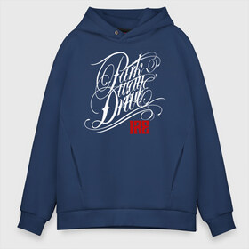 Мужское худи Oversize хлопок с принтом Parkway Drive в Курске, френч-терри — 70% хлопок, 30% полиэстер. Мягкий теплый начес внутри —100% хлопок | боковые карманы, эластичные манжеты и нижняя кромка, капюшон на магнитной кнопке | Тематика изображения на принте: atlas | ire | parkway drive | pd | группы | метал | музыка | рок | хеви метал