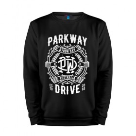 Мужской свитшот хлопок с принтом Parkway Drive в Курске, 100% хлопок |  | 