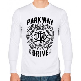 Мужской лонгслив хлопок с принтом Parkway Drive в Курске, 100% хлопок |  | atlas | ire | parkway drive | pd | группы | метал | музыка | рок | хеви метал
