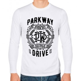 Мужской лонгслив хлопок с принтом Parkway Drive в Курске, 100% хлопок |  | Тематика изображения на принте: atlas | ire | parkway drive | pd | группы | метал | музыка | рок | хеви метал