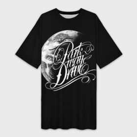 Платье-футболка 3D с принтом Parkway Drive в Курске,  |  | Тематика изображения на принте: atlas | ire | parkway drive | pd | группы | метал | музыка | рок | хеви метал