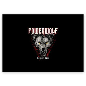 Поздравительная открытка с принтом Powerwolf в Курске, 100% бумага | плотность бумаги 280 г/м2, матовая, на обратной стороне линовка и место для марки
 | heavy metal | metal | powerwolf | группы | метал | музыка | пауэр метал | рок | хеви метал