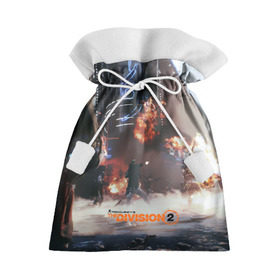 Подарочный 3D мешок с принтом Tom Clancy`s The Division в Курске, 100% полиэстер | Размер: 29*39 см | 