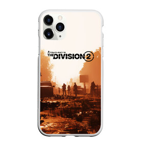 Чехол для iPhone 11 Pro Max матовый с принтом Tom Clancys The Division в Курске, Силикон |  | division | the division | the division 2 | tom clancys the division 2 | агенты | бандиты | белый дом | вашингтон | война | разруха | солдаты | турель