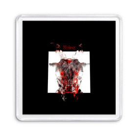 Магнит 55*55 с принтом Slipknot All Out Life в Курске, Пластик | Размер: 65*65 мм; Размер печати: 55*55 мм | metal | music | rock | skull | slipknot