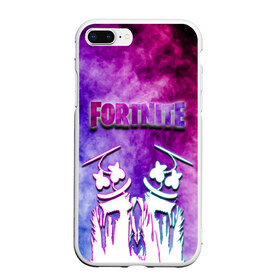 Чехол для iPhone 7Plus/8 Plus матовый с принтом FORTNITE & MARSHMELLO (COLOR) в Курске, Силикон | Область печати: задняя сторона чехла, без боковых панелей | color | fortnite | fortnite 2 | fortnite x | geometry | marshmello | ninja | streamer | texture | абстракция | геометрия | дизайн | дым | игра | красочный дым | маршмелло | ниндзя | радуга | силуэт | стиль | текстура | улыбка | 