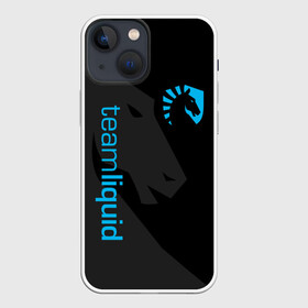 Чехол для iPhone 13 mini с принтом TEAM LIQUID | ТИМ ЛИКВИД в Курске,  |  | 2019 | blue | cybersport | esport | liquid | logo | pro league | team | team liquid | киберспорт | логотип | тим ликвид | фирменные цвета