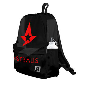 Рюкзак 3D с принтом ASTRALIS в Курске, 100% полиэстер | лямки с регулируемой длиной, сверху петелька, чтобы рюкзак можно было повесить на вешалку. Основное отделение закрывается на молнию, как и внешний карман. Внутри два дополнительных кармана, один из которых закрывается на молнию. По бокам два дополнительных кармашка | action | astralis | awp | counter strike | cs go | cs go global offensive | cybersport | faze clan | game | gamer | hyper beast | shooter | skin | team liquid | киберспорт | оружие | скины