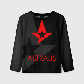 Детский лонгслив 3D с принтом ASTRALIS | АСТРАЛИС в Курске, 100% полиэстер | длинные рукава, круглый вырез горловины, полуприлегающий силуэт
 | action | astralis | awp | counter strike | cs go | cs go global offensive | cybersport | faze clan | game | gamer | hyper beast | shooter | skin | team liquid | киберспорт | оружие | скины