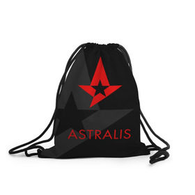 Рюкзак-мешок 3D с принтом ASTRALIS в Курске, 100% полиэстер | плотность ткани — 200 г/м2, размер — 35 х 45 см; лямки — толстые шнурки, застежка на шнуровке, без карманов и подкладки | action | astralis | awp | counter strike | cs go | cs go global offensive | cybersport | faze clan | game | gamer | hyper beast | shooter | skin | team liquid | киберспорт | оружие | скины