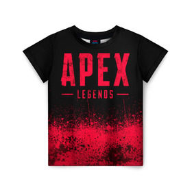 Детская футболка 3D с принтом APEX LEGENDS (Titanfall) в Курске, 100% гипоаллергенный полиэфир | прямой крой, круглый вырез горловины, длина до линии бедер, чуть спущенное плечо, ткань немного тянется | apex | apex legends | apex legends battle royal | battle royal | legends | titanfall