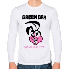 Мужской лонгслив хлопок с принтом Green Day в Курске, 100% хлопок |  | green day | greenday | punk | rock | грин дэй | группы | музыка | панк | рок