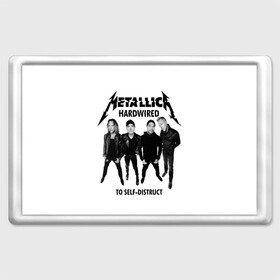 Магнит 45*70 с принтом Metallica в Курске, Пластик | Размер: 78*52 мм; Размер печати: 70*45 | Тематика изображения на принте: heavy metal | metal | metallica | группы | метал | металлика | музыка | рок | трэш метал | хєви метал