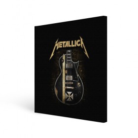 Холст квадратный с принтом Metallica в Курске, 100% ПВХ |  | heavy metal | metal | metallica | группы | метал | металлика | музыка | рок | трэш метал | хєви метал