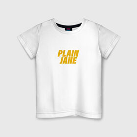 Детская футболка хлопок с принтом A$AP Plain Jane в Курске, 100% хлопок | круглый вырез горловины, полуприлегающий силуэт, длина до линии бедер | 
