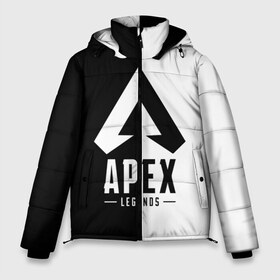 Мужская зимняя куртка 3D с принтом APEX LEGENDS в Курске, верх — 100% полиэстер; подкладка — 100% полиэстер; утеплитель — 100% полиэстер | длина ниже бедра, свободный силуэт Оверсайз. Есть воротник-стойка, отстегивающийся капюшон и ветрозащитная планка. 

Боковые карманы с листочкой на кнопках и внутренний карман на молнии. | apex | legend | legends | titanfall | апекс | арех | бангалор | бладхаунд | верхушки | гибралтар | каустик | лайфлайн | легенда | легенды | ледженд | леджендс | мираж | орех | рэйф | титанфол