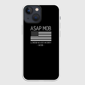 Чехол для iPhone 13 mini с принтом ASAP   TYLER THE CREATOR в Курске,  |  | aap | asap | asap rocky | awge | cherry bomb | ferg | hip hop | mob. golf | rap | rep | tyler the creator | vlone | worldwide | асап | банда | голф | музыка | роки | рэп | тайлер | хип хоп