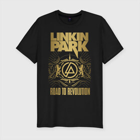 Мужская футболка премиум с принтом Linkin Park в Курске, 92% хлопок, 8% лайкра | приталенный силуэт, круглый вырез ворота, длина до линии бедра, короткий рукав | chester bennington | linkin park | группы | линкин парк | метал | музыка | рок | честер беннингтон