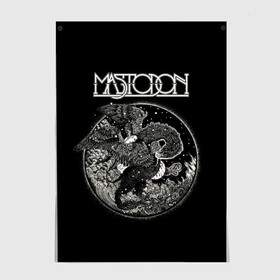 Постер с принтом Mastodon в Курске, 100% бумага
 | бумага, плотность 150 мг. Матовая, но за счет высокого коэффициента гладкости имеет небольшой блеск и дает на свету блики, но в отличии от глянцевой бумаги не покрыта лаком | leviathan | mastodon | metal | sludge metal | stoner | грув метал | группы | мастодон | метал | музыка | рок