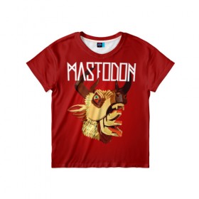 Детская футболка 3D с принтом Mastodon в Курске, 100% гипоаллергенный полиэфир | прямой крой, круглый вырез горловины, длина до линии бедер, чуть спущенное плечо, ткань немного тянется | leviathan | mastodon | metal | sludge metal | stoner | грув метал | группы | мастодон | метал | музыка | рок