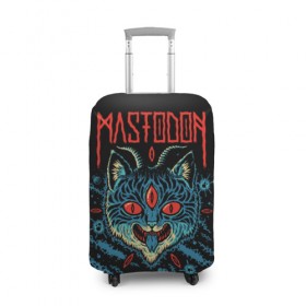 Чехол для чемодана 3D с принтом Mastodon в Курске, 86% полиэфир, 14% спандекс | двустороннее нанесение принта, прорези для ручек и колес | leviathan | mastodon | metal | sludge metal | stoner | грув метал | группы | мастодон | метал | музыка | рок